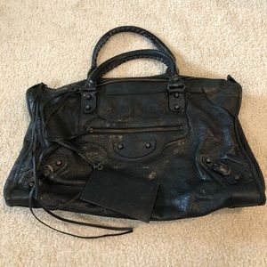 Balenciaga Black City Tote